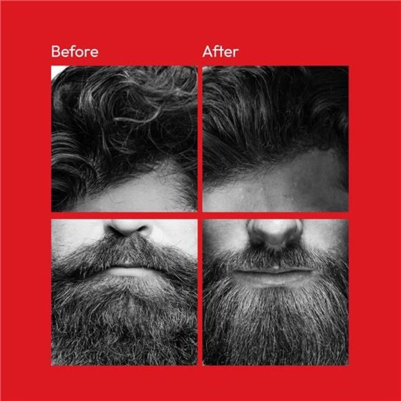 Beard & Hair Straightener, Auto Shut-Off, 2 in 1 Heated Straightening Brush - Picture 6 of 6